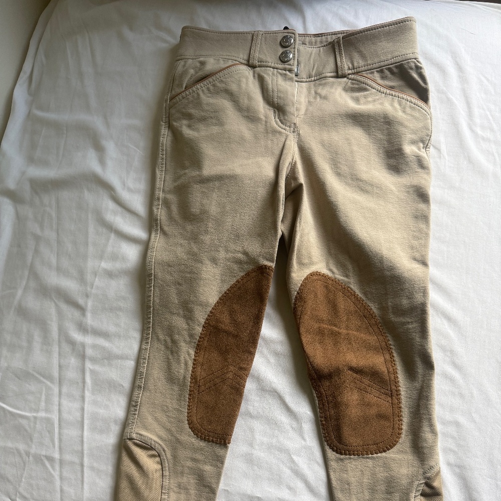 Dover Sadderly Girls' Beverly Double-Grip Knee-Patch Breech